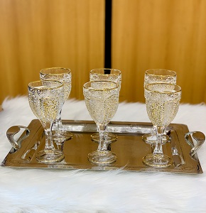 2M Glass Set - Safari Nickel Chocolate (6 pcs)
