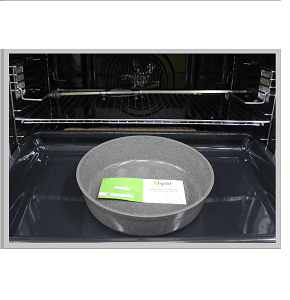 Top Chef round granite tray size 30 gray

