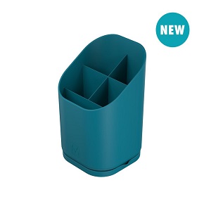 Cutlery Drainer with Tray - Teal 
