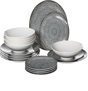 Dinner Set 6031 18 pcs Cup / #44
