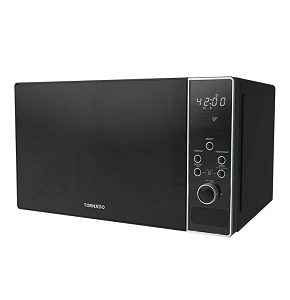 Tornado  Microwave  Solo 25L 900W Black – Model TMDS-25EL-BKS