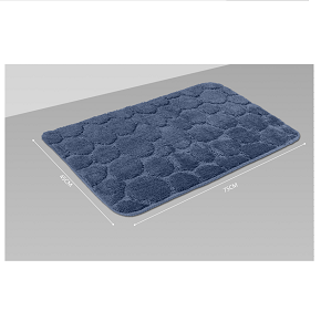 Bath Luxe Blue Bathroom Mat 45cm * 75cm