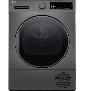 LG Dryer 8KG, Dark Silver - RH80T2SP7RM