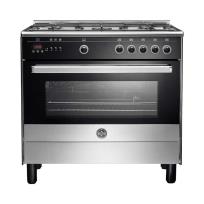 LA GERMANIA Cooker 90 x 60 - 5 Gas Burners Stainless x Black 9L10G4A1X4AWW