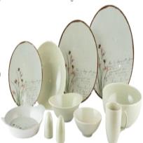 Royal Alfredo Dinner Set, 36 pcs, Porcelain, Digital White (Smooth)
