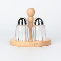 Spice Set 16-Piece with Domed Wooden Lids - K1163