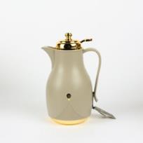 Thermos with golden pattern, 1 L capacity
