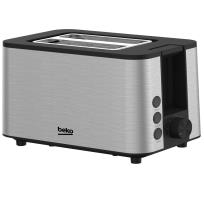 Beko Digital 2-Slice Toaster - 950W - Stainless Steel | TAM 7321 I