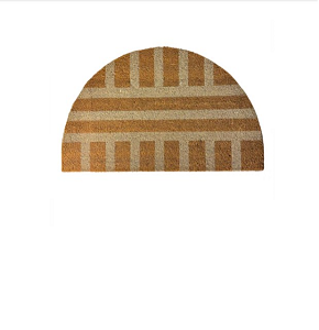 D.C Interiors Semicircular Coir Doormat 40 x 75 Cm 90201/4
