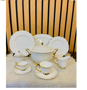 Tilandi Tableware Set 62 pcs – Gold
