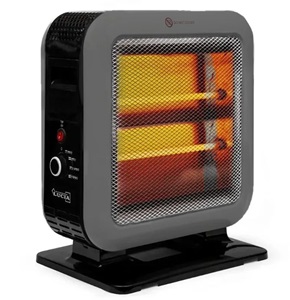 Fresh Electric Heater with 5 Heating Elements, 3D Design, Grey - 3D-S
