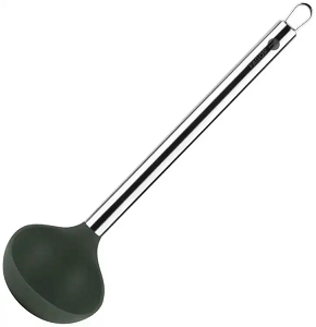 Serving Spoon – Spanish Brand, silicone with stainless steel handle, heat-resistant, ideal for non-stick cookware, Made in Spain
