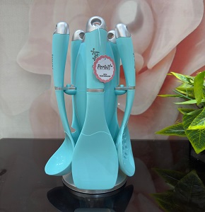 Thermal silicone Perfect distribution set – heat-resistant up to 250°C, in turquoise and silver color
