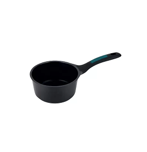 Fagor Casserole, 16 cm, made of cast aluminum with a double non-stick coating and a heat-diffusing base for even heat distribution. Features fire-resistant bakelite handles for safe handling. Suitable