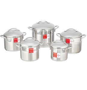 Aboud Olinda Adjustable Pot Set 10 pcs (18-20-22-24-28)

