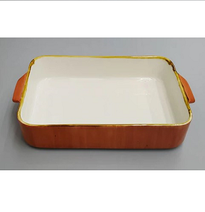 Danny Home rectangular porcelain casserole CZT03-38

