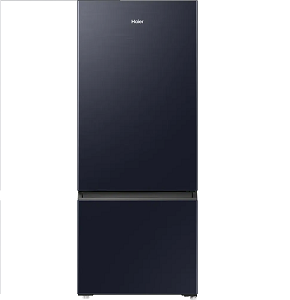 Haier Refrigerator 433 Liters, Combi, No Frost, Inverter, Bottom Freezer, Black - HRF-460BMBM
