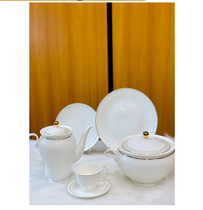 Dinner set 60 Q Dorobina WDJ24 5192 Bone Pearl Mix
