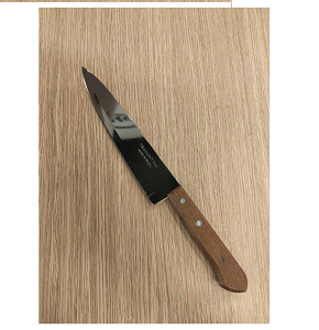 Tramontina 8-inch knife with a wooden handle