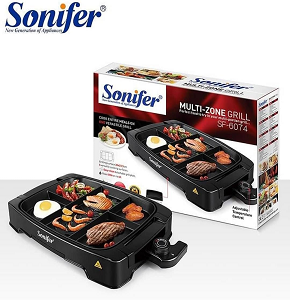 Sonifer Multi-Part Electric Grill 1500W – SF-6074
