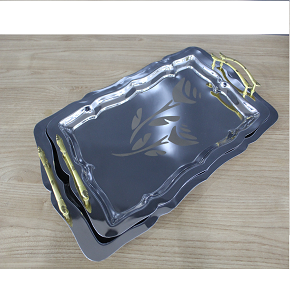 Roca tray set 2 large pieces Super steel
