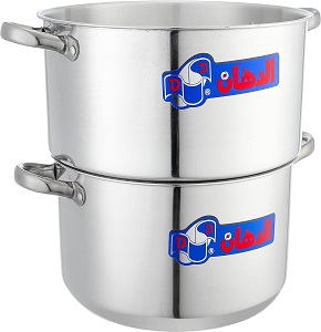 Al-Dahan Steamer Pot with Steel Handle Size 26

