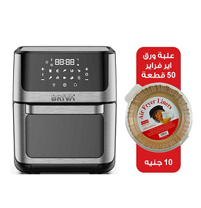 BRIVA AIRFRYER DIGITAL 12L, Digital Air Fryer, 12L, Black - 50015