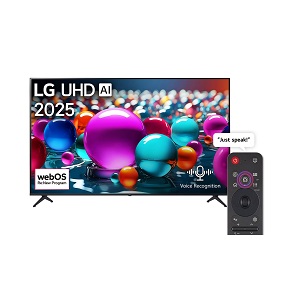 LG TV Screen 75 Inch, Smart With Magic Remote - 75QNED80A6A.AFU