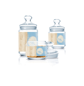 Luminarc sugar set 3 pcs Nordic Heavy Turquoise Amara
