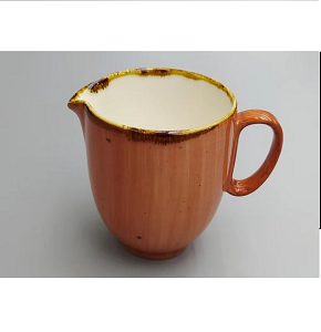 Danny Home porcelain butter dish with artistic intertwined colors CZT03-70
