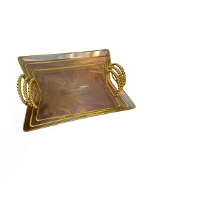 Honey Acrylic Tray Set – 3 Pieces – Model EE-6060