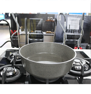 Top Chef round granite tray 26 gray

