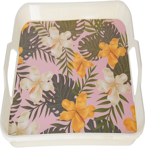 Al Sharif Super Rectangular Tray with Handle 68 cm
