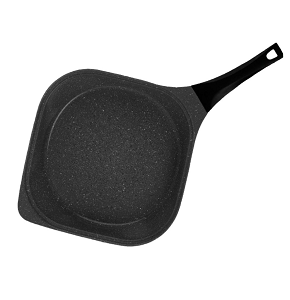 Die-cast frying pan 28 cm black Homi Plus

