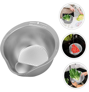Standard steel rice strainer
