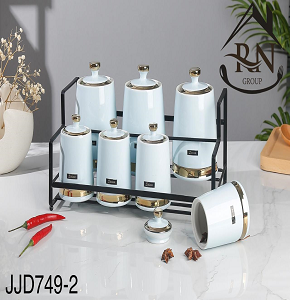 8-Piece Spice Set with Stand Code JJD749-2
