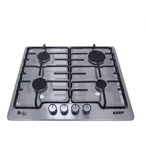 HPT604S - Purity Built-in Gas Hob, 4 Burners, 60cm, Cast Iron Holders - Silver