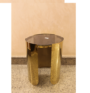  Stainless Steel Gold Stool 5045-S62
