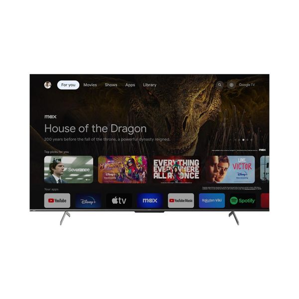 SHARP TV 75 Inch   Smart  4K Deep Chroma Frameless  Built-In Receiver 4T-C75FN6EX