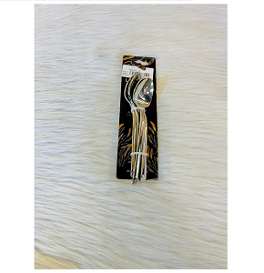 Set of 6 Stainless Steel Tea Spoons – Abu Hamda
