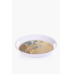 Al Sharif Round Tray with Handle 38 cm IBS
