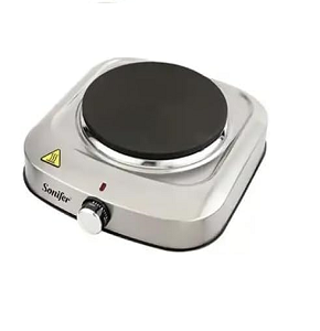 Sonifer Electric Burner 1 Hob, 1500W, Stainless Steel SF-3058