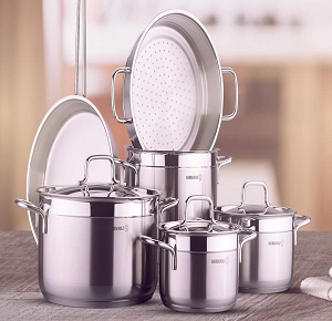 Turkish Korkmaz Stainless Steel Set 10 pieces - 67251998