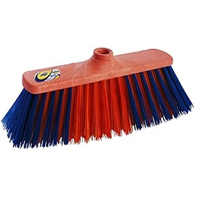 Mid Star Harmony Floor Brush, Large, Soft, Red.

