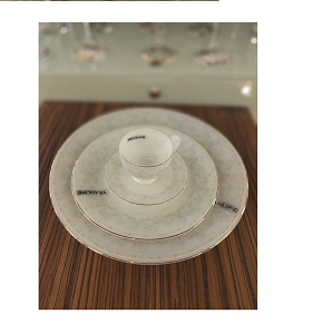 Arcopal 58 pieces round white Thai 1001 / #26
