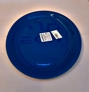 Oval service plate 36 cm - petrol