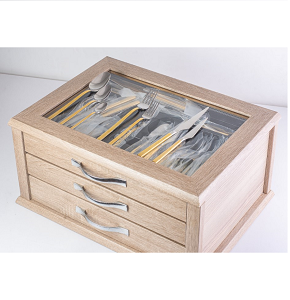 Turkish Spoon Set 90 Pieces (Stainless Steel) Grade 18/10 – Best and Highest Quality Model Onur, Code ASPENDOS GOLD

