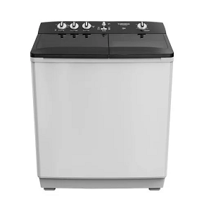 TORNADO Washing Machine Half-Automatic Top Load 10 Kg White x Black - TVH-HM10TS(WK)