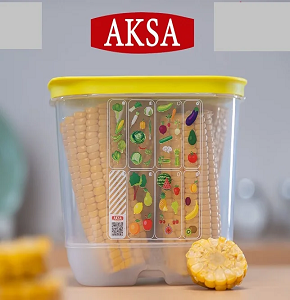 Aksa Ware vegetable keeper container Veggie rectangular 2L
