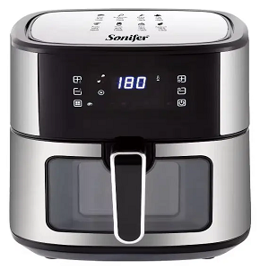 Sonifer Air Fryer 6.5L, 1600W, Digital Black/Silver SF-1036